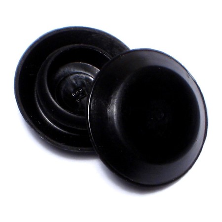 MIDWEST FASTENER 7/16" Black Plastic Flush Head Sheet Metal Plugs 15PK 75902